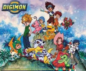 пазл Digimon Персонажи