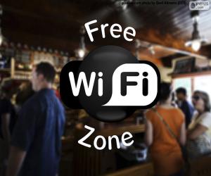 пазл Free wifi zone