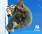 Scrat, саблезубые белки одержим желуди