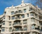 Работы Антонио Гауди. Ла Педрера или Casa Mila от Гауди, Барселона, Испания.