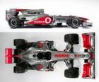 Аэрофотосъемка стороны McLaren MP4-25