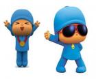 Pocoyo является мальчик, игривый и весело который познания мира