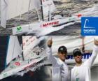 Mapfre второе место в Барселоне World Race 2010-11