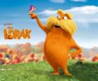 Lorax, пушистый гигант является хранителем леса, кто говорит с деревьями