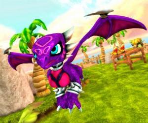 пазл Skylander Cynder, имеет темные силы из-за его прошлое. Нежить Skylanders