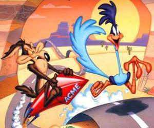 пазл Койот и Road Runner