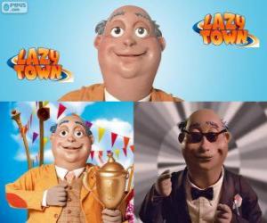 пазл Мэр Милфорд Meanswell. Милфорд Meanswell является мэром из Lazy Town