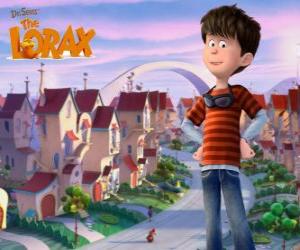 пазл Тед Уиггинс, идеалистично мальчик 12 лет, главный герой фильма Lorax