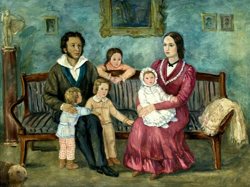 Пушкин семейное фото puzzle